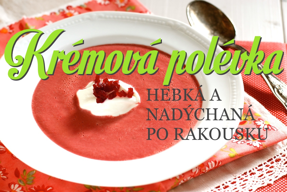 Napěněná mrkvová krémová polévka podle rakouské kuchařské školy