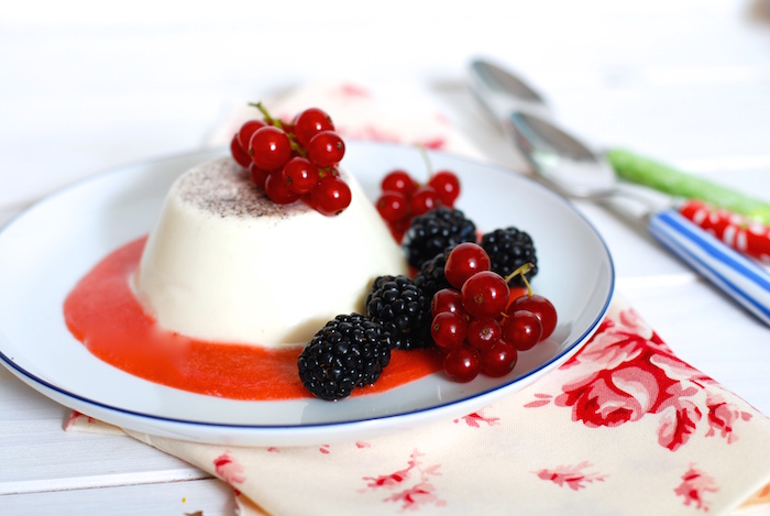 Panna cotta s vanilkou