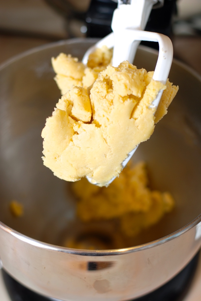 příprava těsta na vanilkové rohlíčky