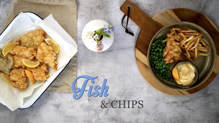 fish and chips - ryba v těstíčku