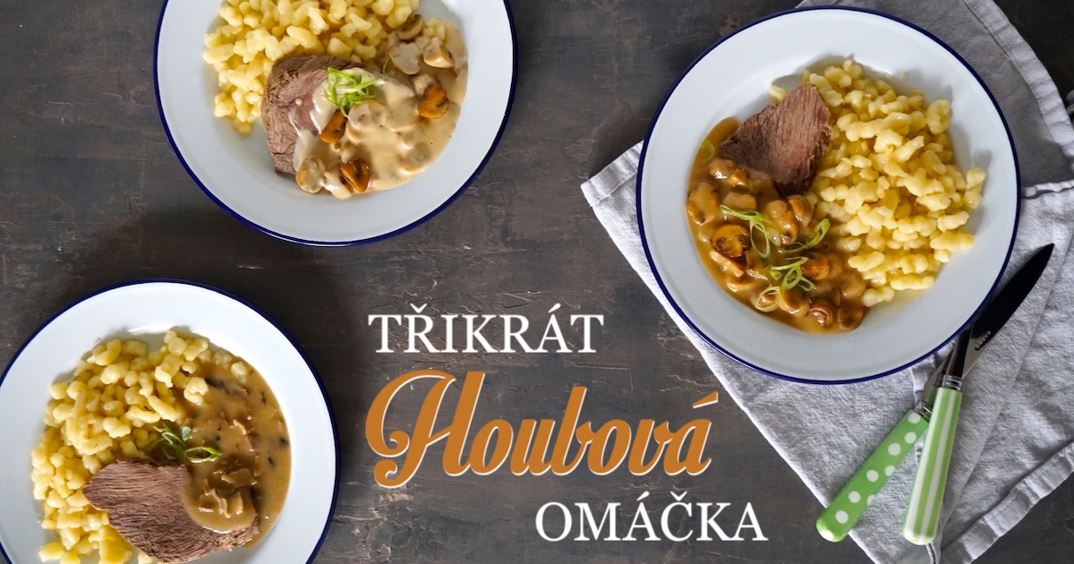 Co dát do houbové omáčky?