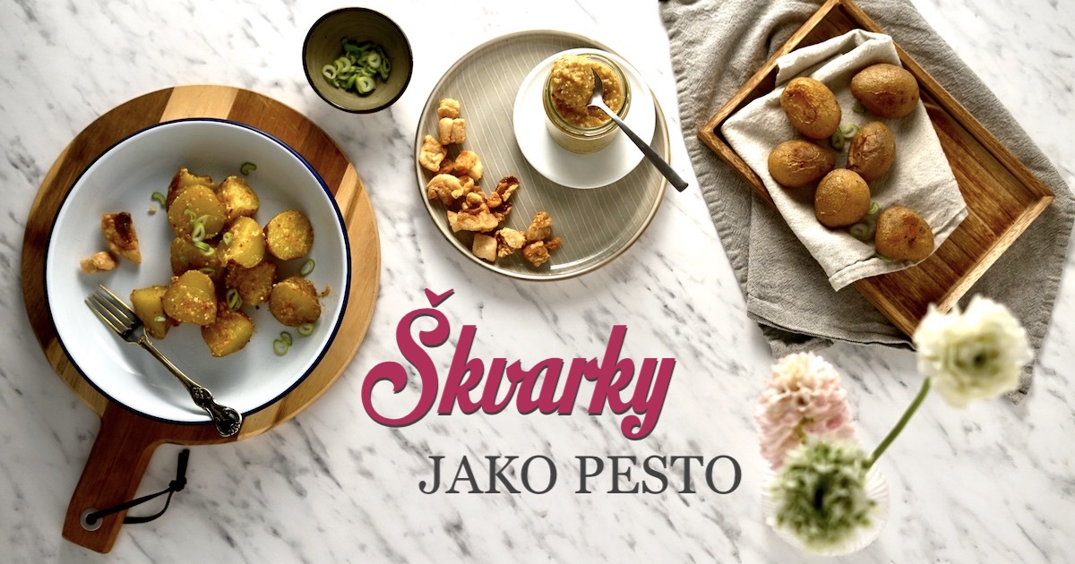 Škvarkové pesto