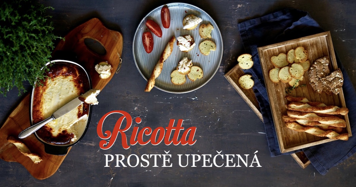Pečená ricotta