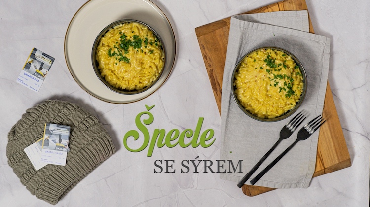 sýrové špecle Käsespätzle