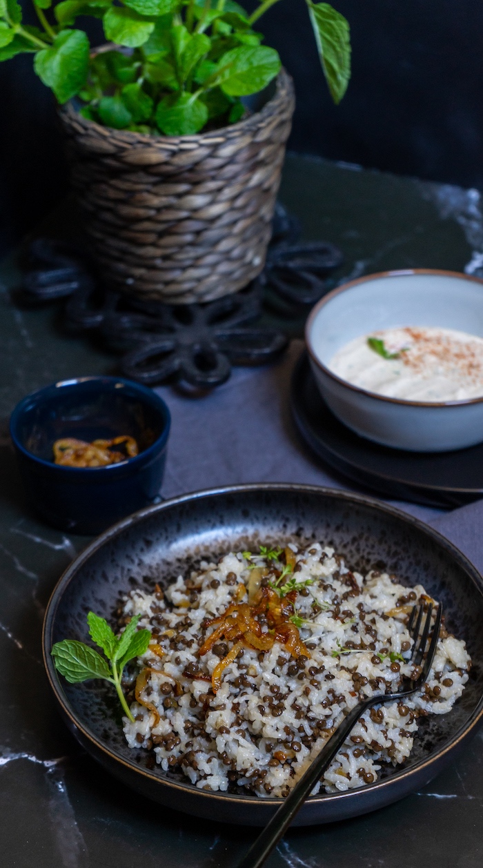 čočka s rýží recept mudžadara
